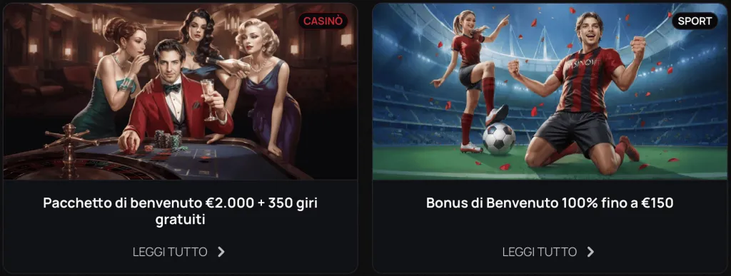 Bonus reali che pagano Casinova Casino